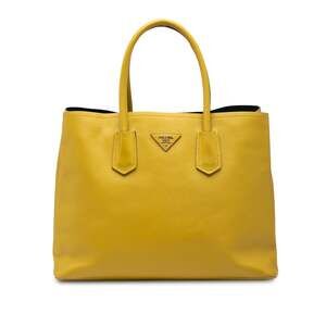 Prada Cuir Double Tote Saffiano Leather #246145P93B